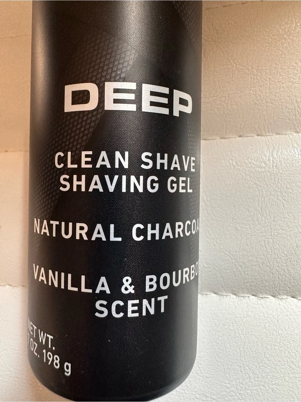 Nivea Men Deep Clean Shave Shaving Gel Natural Charcoal Vanilla & Bourbon 7 oz